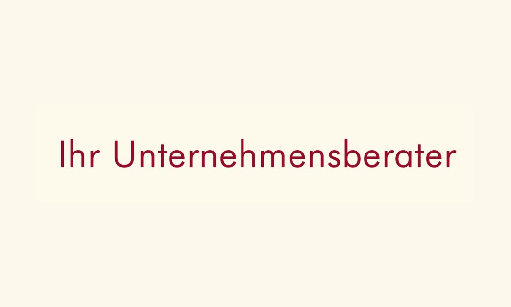 Ihr Unternehmensberater